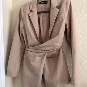 Beige lioness Blazer dress Anthropologie